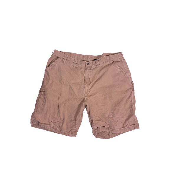 Carhartt Other - Carhartt Cargo Shorts Men 48W Beige Utility Workwear Heavy Duty Carpenter Shorts